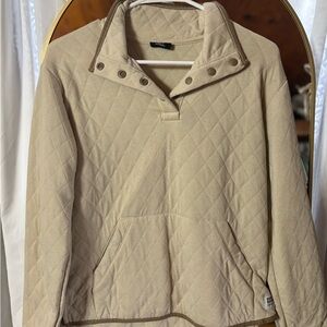 Women's Cream Quilted Jacket